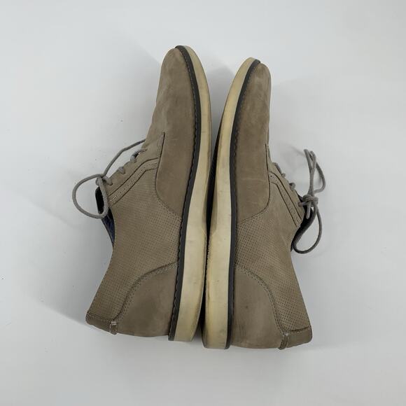 Sperry Top Sider Newman Oxford Nubuck Lace Up Shoes Size 11.5 M Mens Cream Beige - Picture 6 of 9